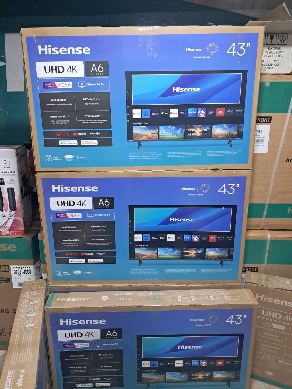 Hisense 43" UHD 4K Smart TV (A6 Series)